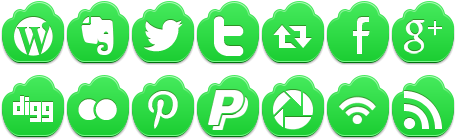 Free Green Cloud Icons