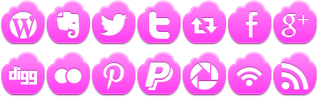 Free Pink Cloud Icons