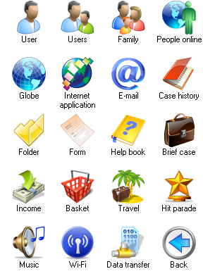 Windows Vista icons