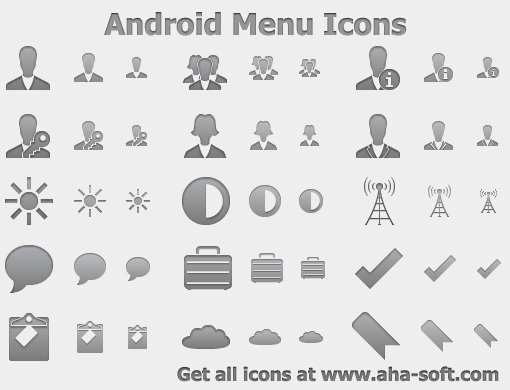 Android Menu Icons