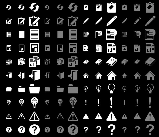 android tab icons