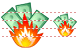 Fire damage icon