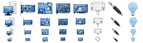 hardware icon set