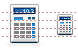 Calculator icons