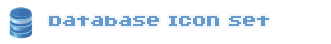 Database Icons - Datenbankensymbolsatz