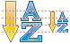 Sortierung A-Z Icon