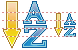 Sorting A-Z icon