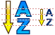 Clasificación A-Z Icon