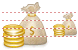 Money bag icons