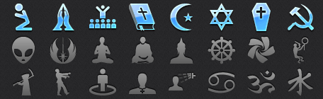 High Resolution App Tab Bar Religious Icons