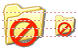 Folder - no entry icons