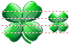 Four-leafed clover icons