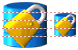 Verriegelten Datenbank Icon