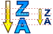 Clasificación Z-A Icon
