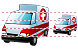 Ambulance car icon