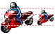 Motorcyclist icon