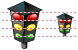 Traffic lights icon